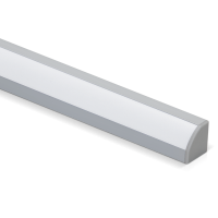 Perfil de sobrepor CTLX 9000 da Construlux Iluminação com design moderno e acabamento elegante para iluminação arquitetônica.