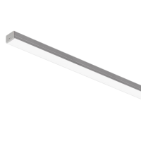 Perfil de sobrepor CTLX 9003 da Construlux Iluminação com design moderno e acabamento sofisticado para iluminação linear arquitetônica.