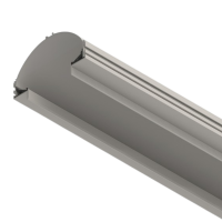 Perfil No Frame CTLX 9008NF da Construlux Iluminação com acabamento invisível e design sofisticado para iluminação linear moderna.
