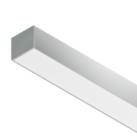 Perfil de sobrepor CTLX 9018 da Construlux Iluminação com acabamento sofisticado e design moderno para iluminação arquitetônica.