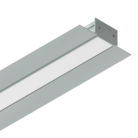 Perfil No Frame CTLX 9041 da Construlux Iluminação com acabamento invisível e design moderno para iluminação arquitetônica.
